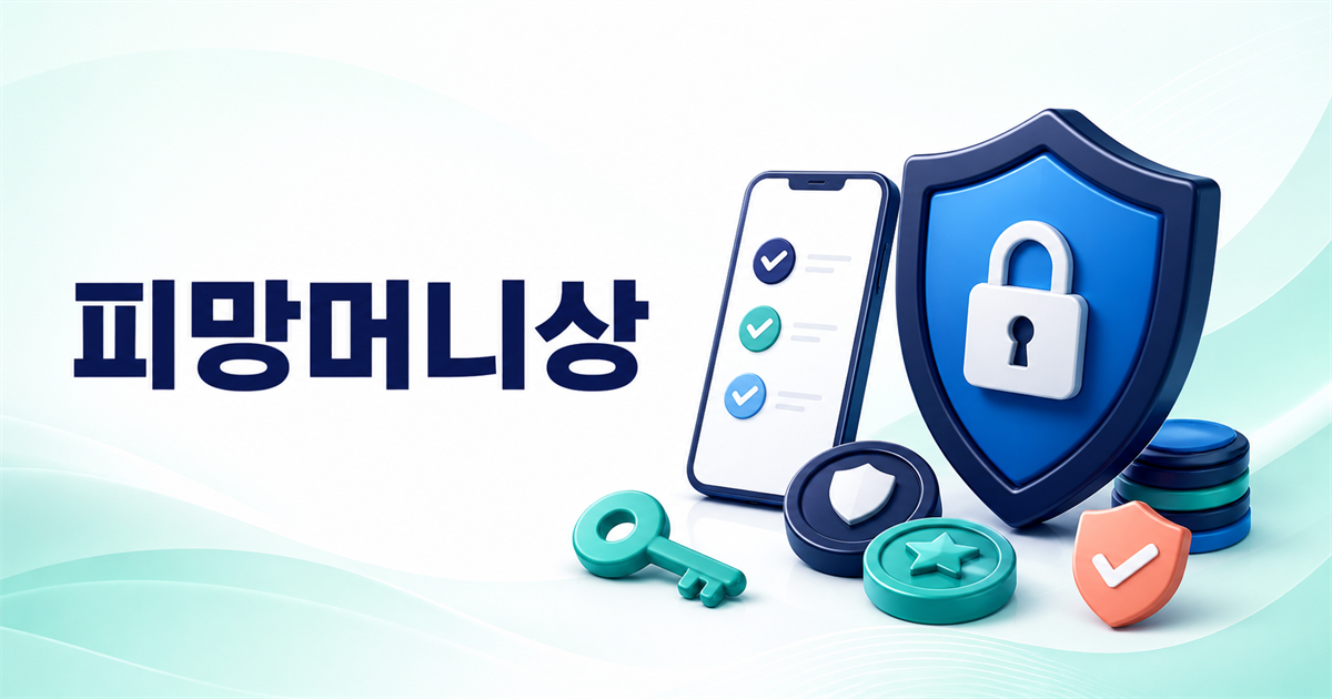 피망머니상 안전 이용과 개인정보 및 계정 보안 확인 안내